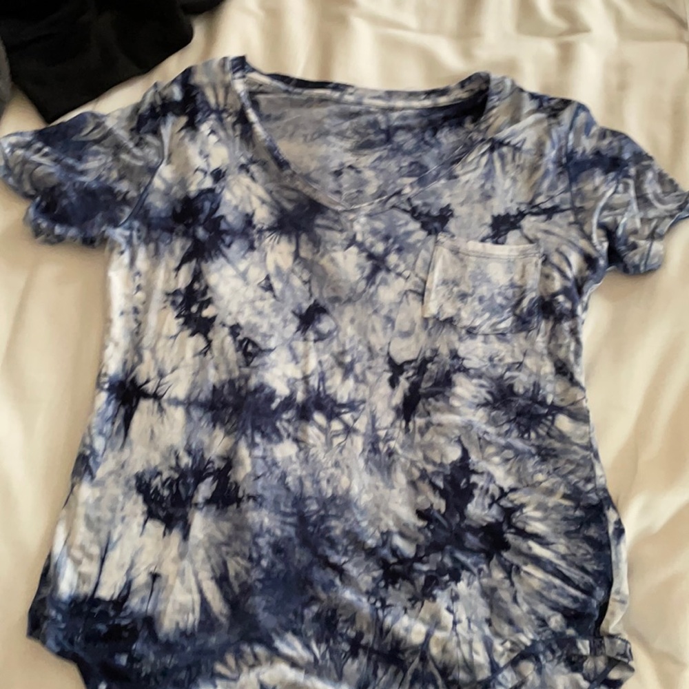 Tie Die (Blue) Pocket Tee